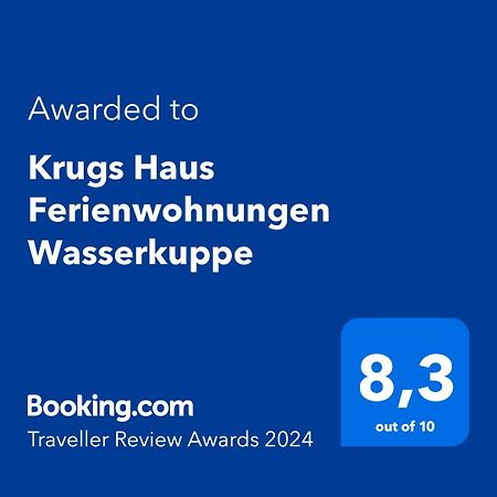 Krugs Haus Ferienwohnungen Wasserkuppe Ebersburg ภายนอก รูปภาพ